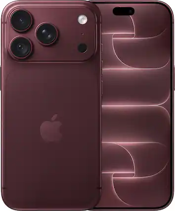 Front. Apple - iPhone 18 Pro 256GB - Burgundy.