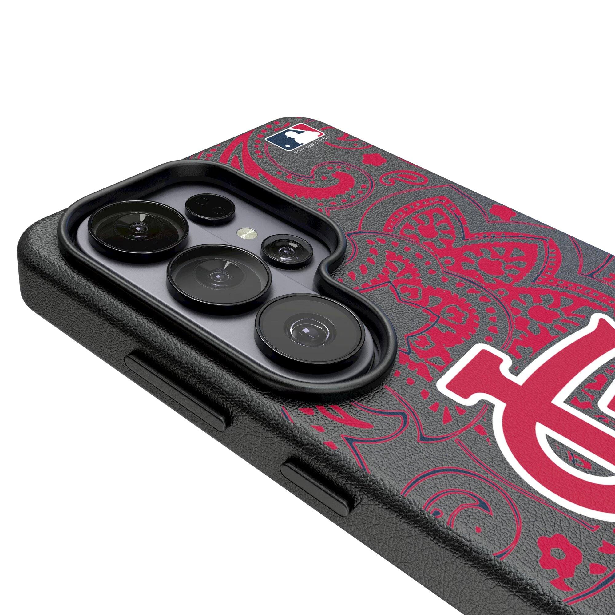 Alt View 2. Keyscaper - Paisley Galaxy Magnetic Bump Case - S24 Plus - Black.