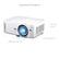Alt View 12. ViewSonic - LS550WH WXGA 2000 ANSI Lumens Short Throw DLP Projector - White.