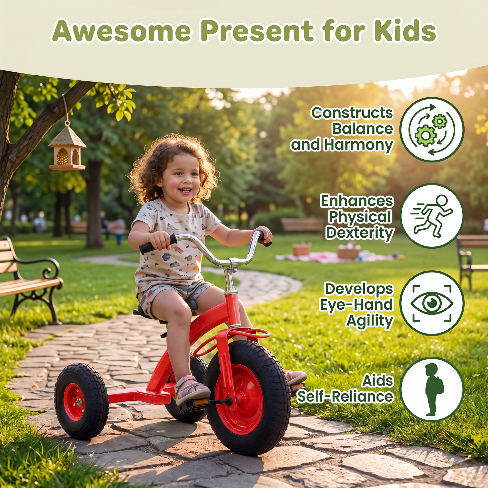 Awesome Present for Kids  
Constructs Balance and Harmony  
Enhances Physical Dexterity  
Develops Eye-Hand Agility  
Aids Self-Reliance