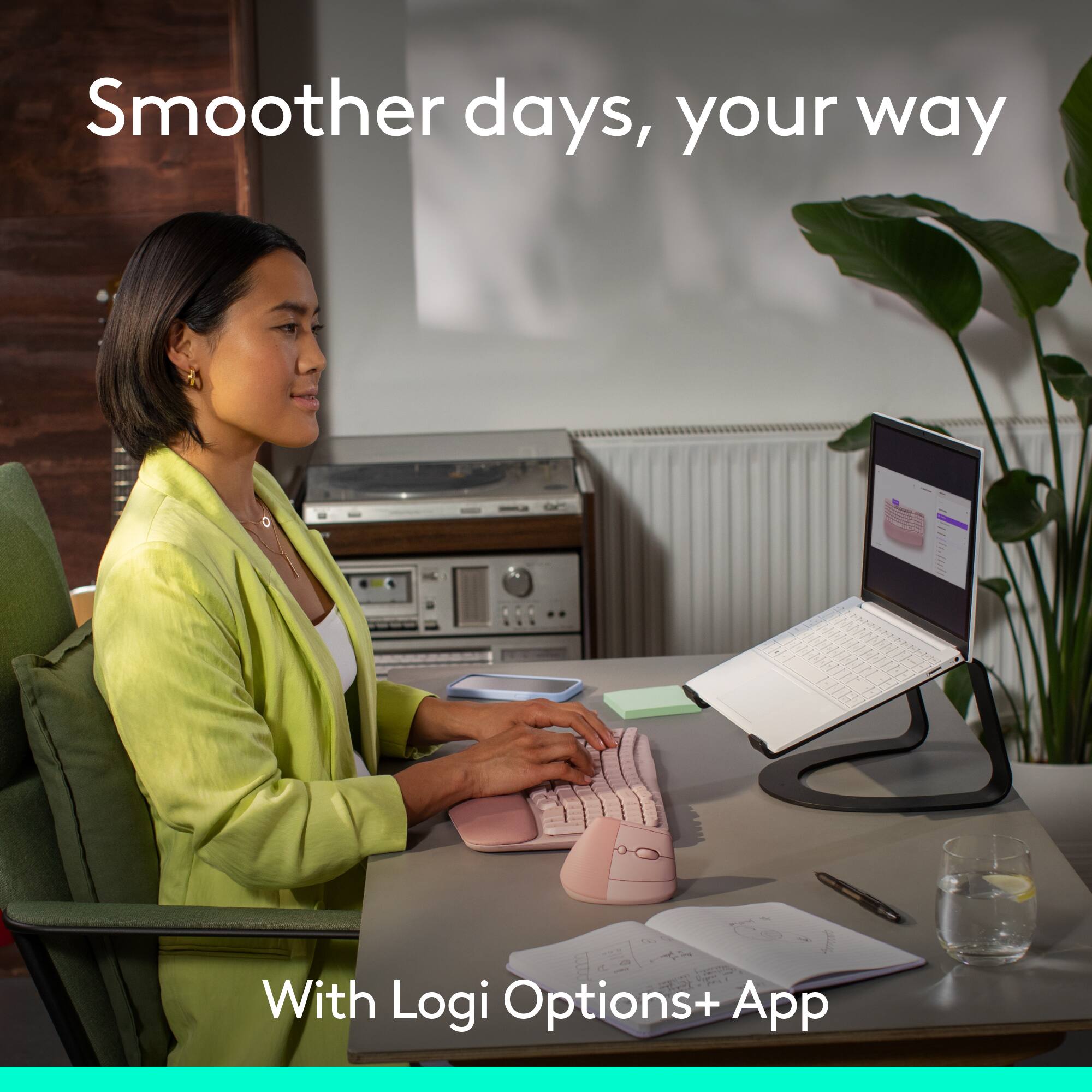 Smoother days, your way

With Logi Options+ App