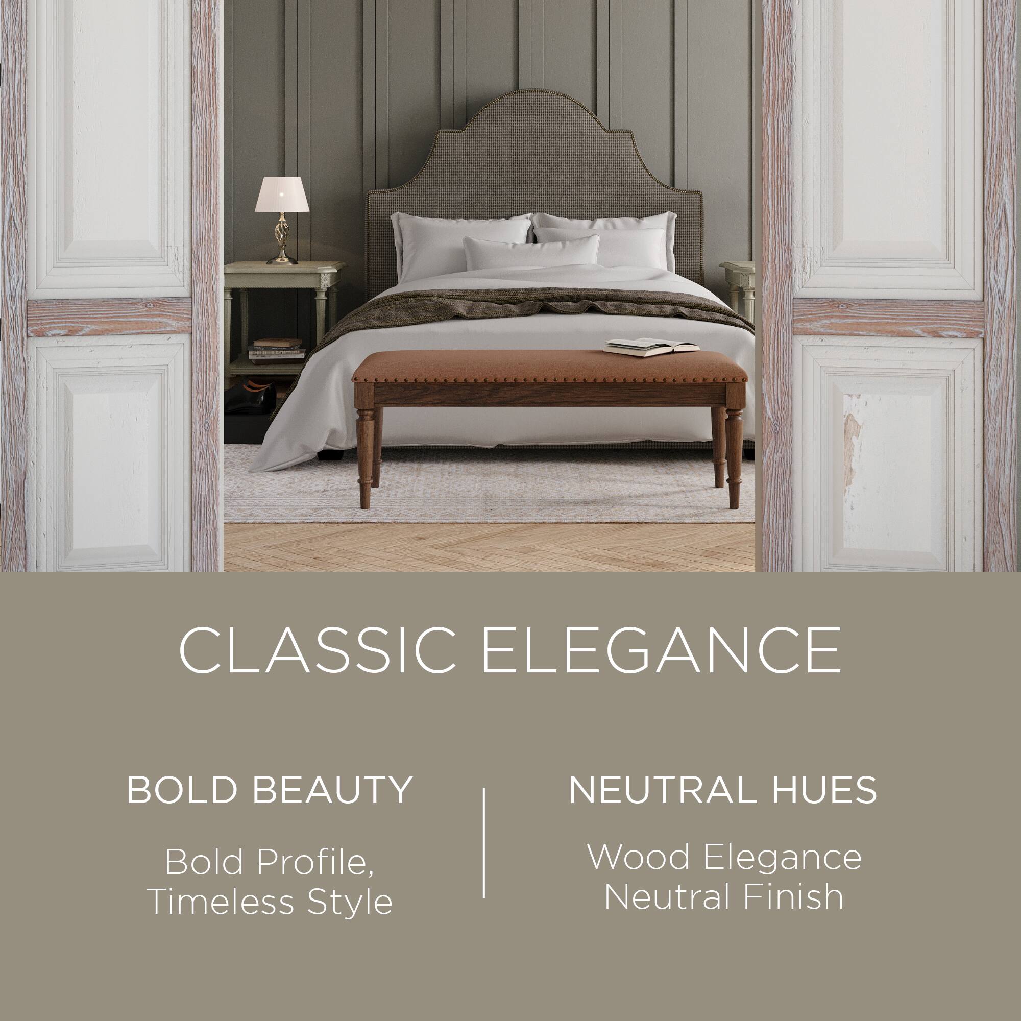 CLASSIC ELEGANCE

BOLD BEAUTY  
Bold Profile, Timeless Style

NEUTRAL HUES  
Wood Elegance  
Neutral Finish