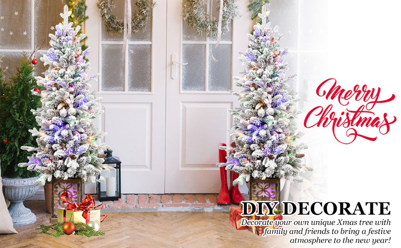 Merry Christmas

DIY DECORATE  
Decorate your own unique Xmas tree with family and friends to bring a festive atmosphere to the new year!