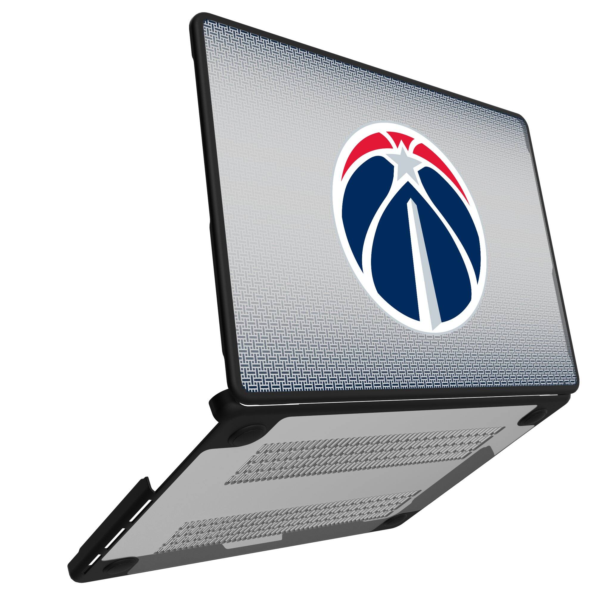 Alt View 1. Keyscaper - Washington Wizards Linen MacBook Case - Multicolor.