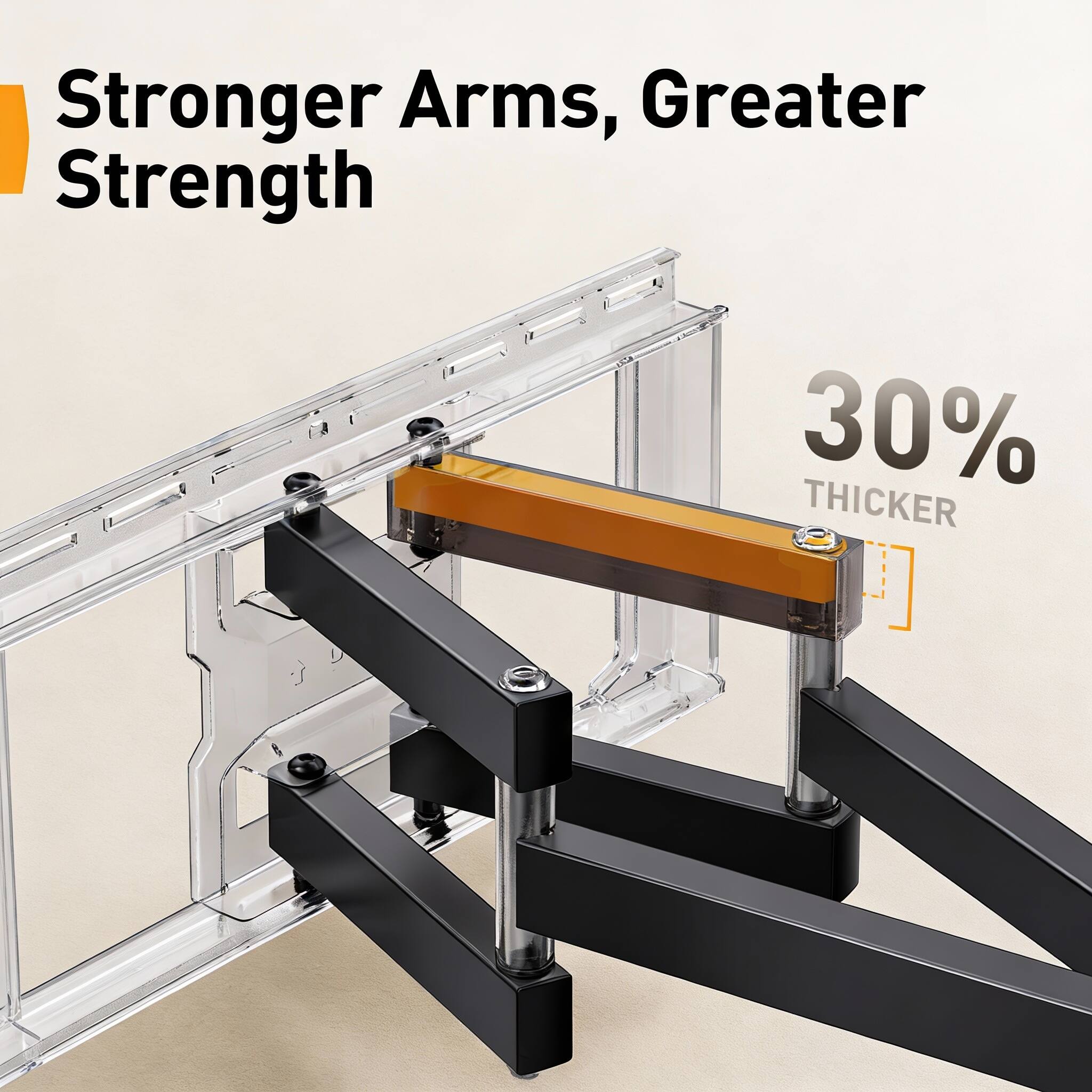 Stronger Arms, Greater Strength

30% Thicker