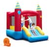 Front. Costway - Costway Inflatable Bounce Castle Kids Jumping Bouncer Indoor Outdoor with 550W Blower - Multicolor.