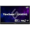 The text on the image is grouped and corrected as follows:
"17" ViewSonic 2 GAMING IPS 144Hz - Hz USB-C Super CLEAR ViewSonic"