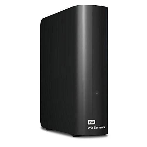 Angle. Western Digital - WD Elements 12TB USB 3.0 Desktop External Hard Drive WDBWLG0120HBK-NESN Black - Black.