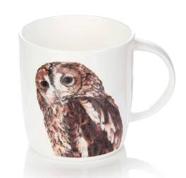 Jiallo - Roy Kirkham SOPHIE MUG - OWLS, Set of 2, Brown Owl - Mutli color