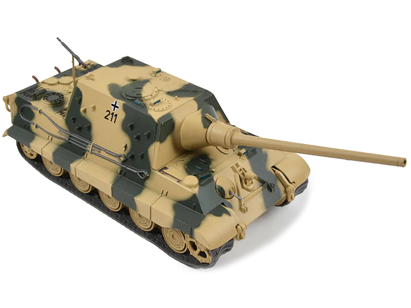 Left. AFV's of WWII - German Sd.Kfz. 186 Jagdpanzer VI Jagdtiger Heavy Tank Destroyer #211 w/ Henschel Turret Schwere Panzerjäger 512 1/43 - Multi.