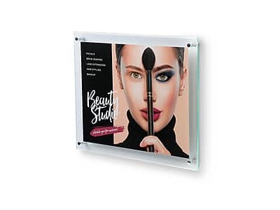 "Staples - Premium Sign Holder, 8.5"" x 11"", with Green Edges Acrylic (ST17171/17171) - Clear" price history on PriceWatchPro