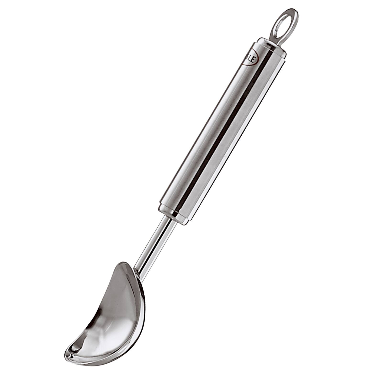 Front. Rosle - Ice Cream Scoop, Stainless Steel - Silver.