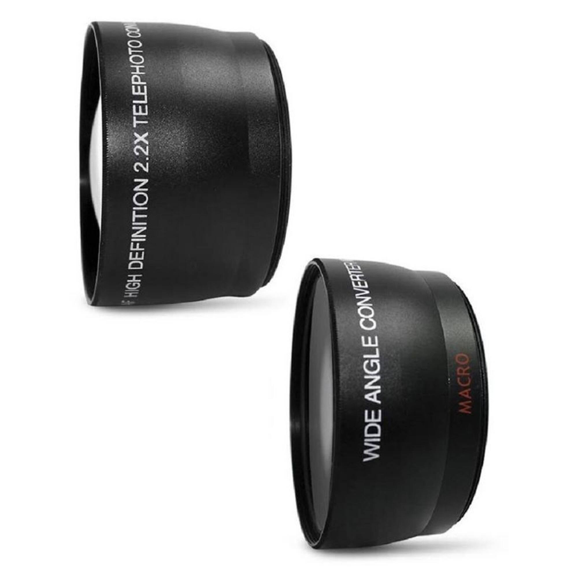 HIGH DEFINITION 2.2X TELEPHOTO CONVERTER  
WIDE ANGLE CONVERTER  
MACRO