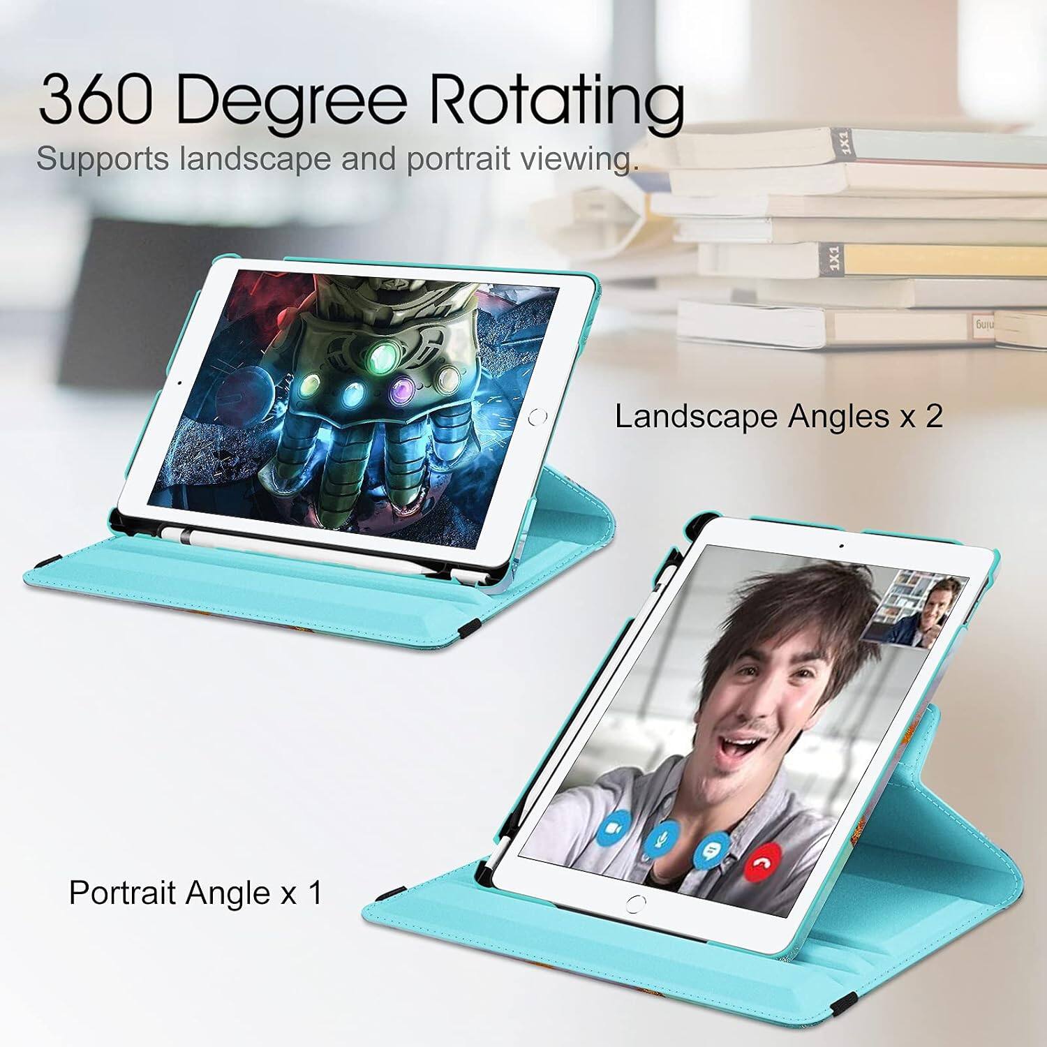 360 Degree Rotating  
Supports landscape and portrait viewing.  
1X2  
1X1  
Landscape Angles x 2  
Portrait Angle x 1
