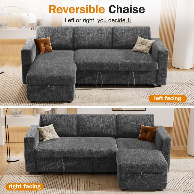 Reversible Chaise  
Left or right, you decide!  

left facing  
right facing