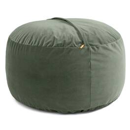 Jaxx - 4 Foot Saxx - Large Round Bean Bag Chair for Adults - Lush Velvet Green
