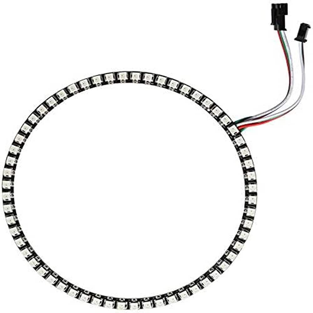 ACJPR - 60 LEDs WS2812B RGB LED Ring Light, Individually Addressable, DC5V