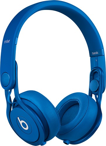 beats mixr ear pads blue