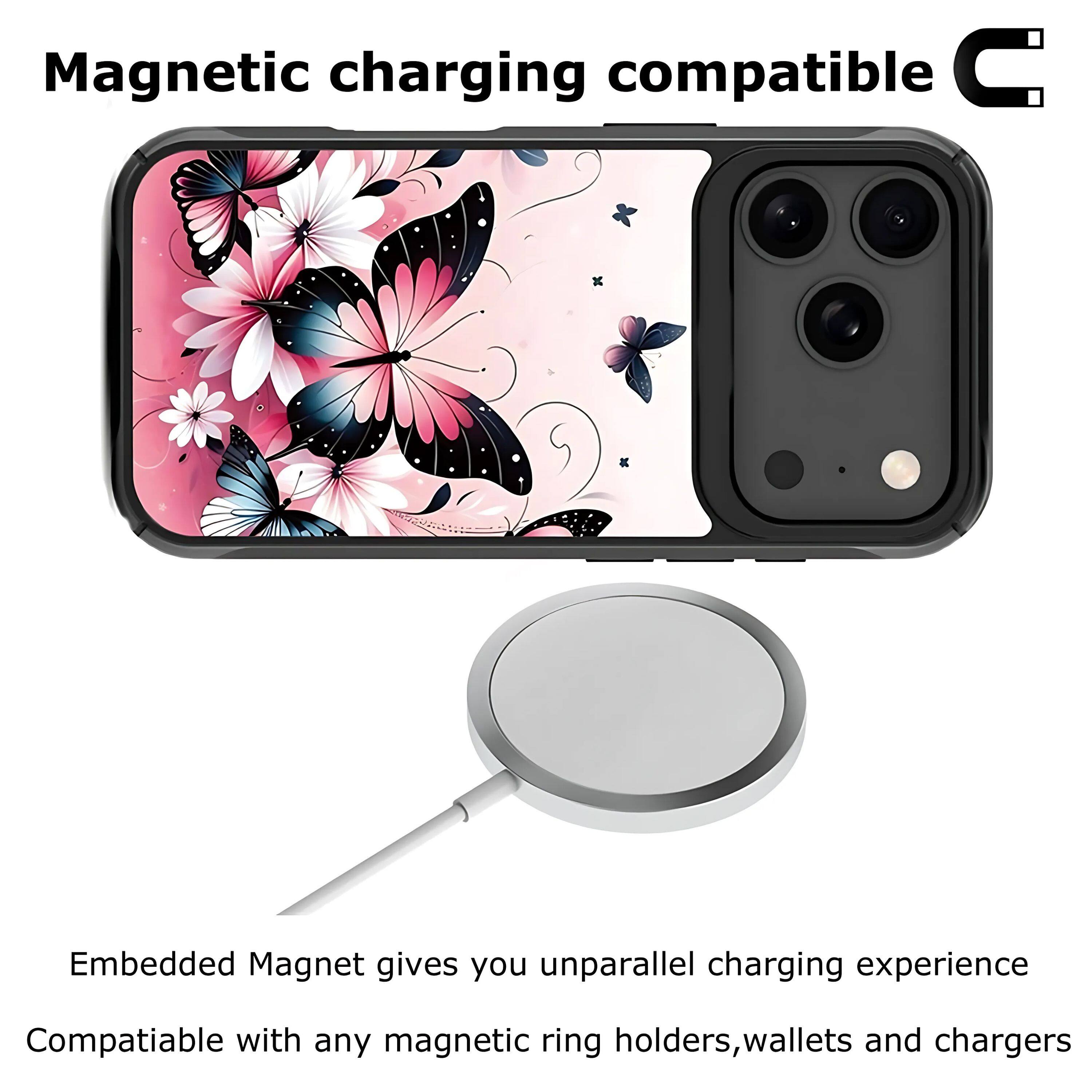 Magnetic charging compatible

Embedded Magnet gives you unparalleled charging experience

Compatible with any magnetic ring holders, wallets and chargers