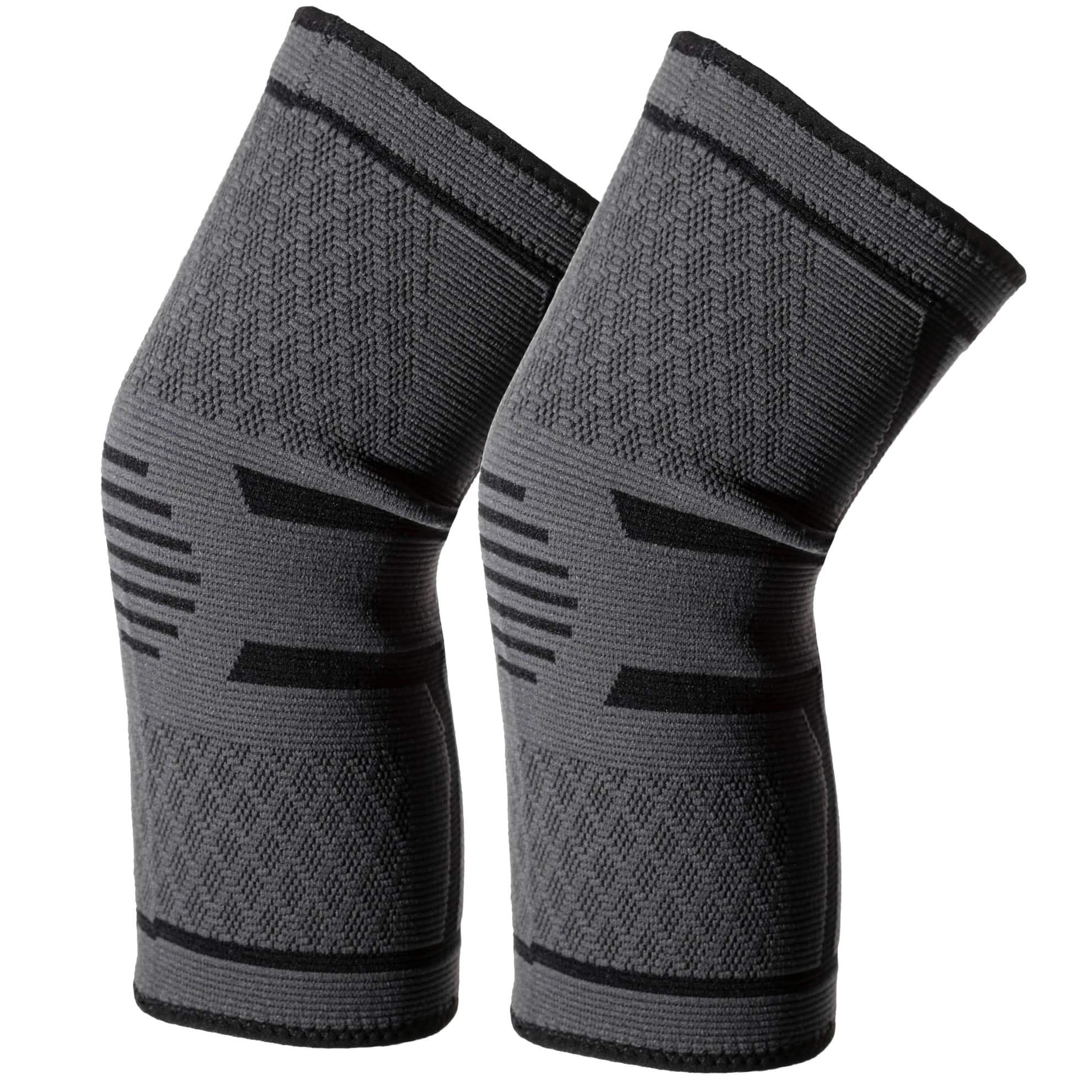 Luminuxe - Compression Knee Brace for Men & Women Knee Support Sleeves for Running, Arthritis, ACL and more – Xlarge - Gray