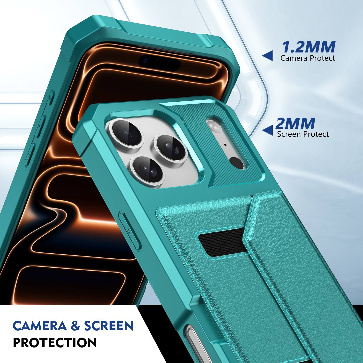 1.2MM Camera Protect  
2MM Screen Protect  
CAMERA & SCREEN PROTECTION