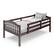 Alt View 17. Storkcraft - Long Horn Solid Hardwood Twin Bunk Bed - Espresso.