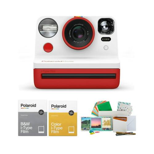 Polaroid Auto Focus Camera with Color and B&W i-Type Film.