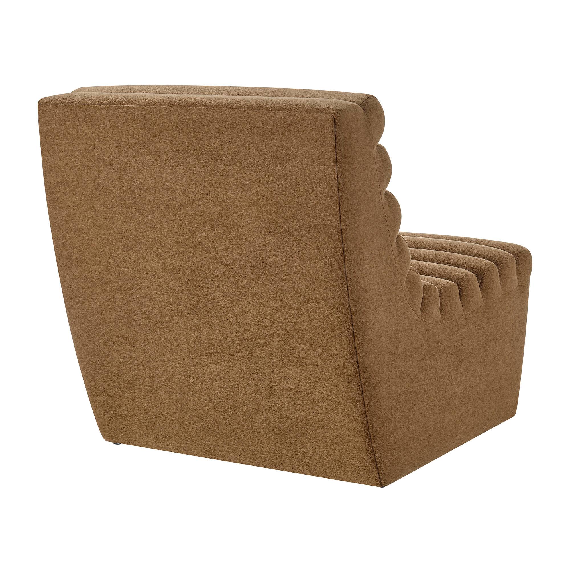 Alt View 3. Modway - Corbin Performance Fleece Armless Accent Chair by Modway - Latte.