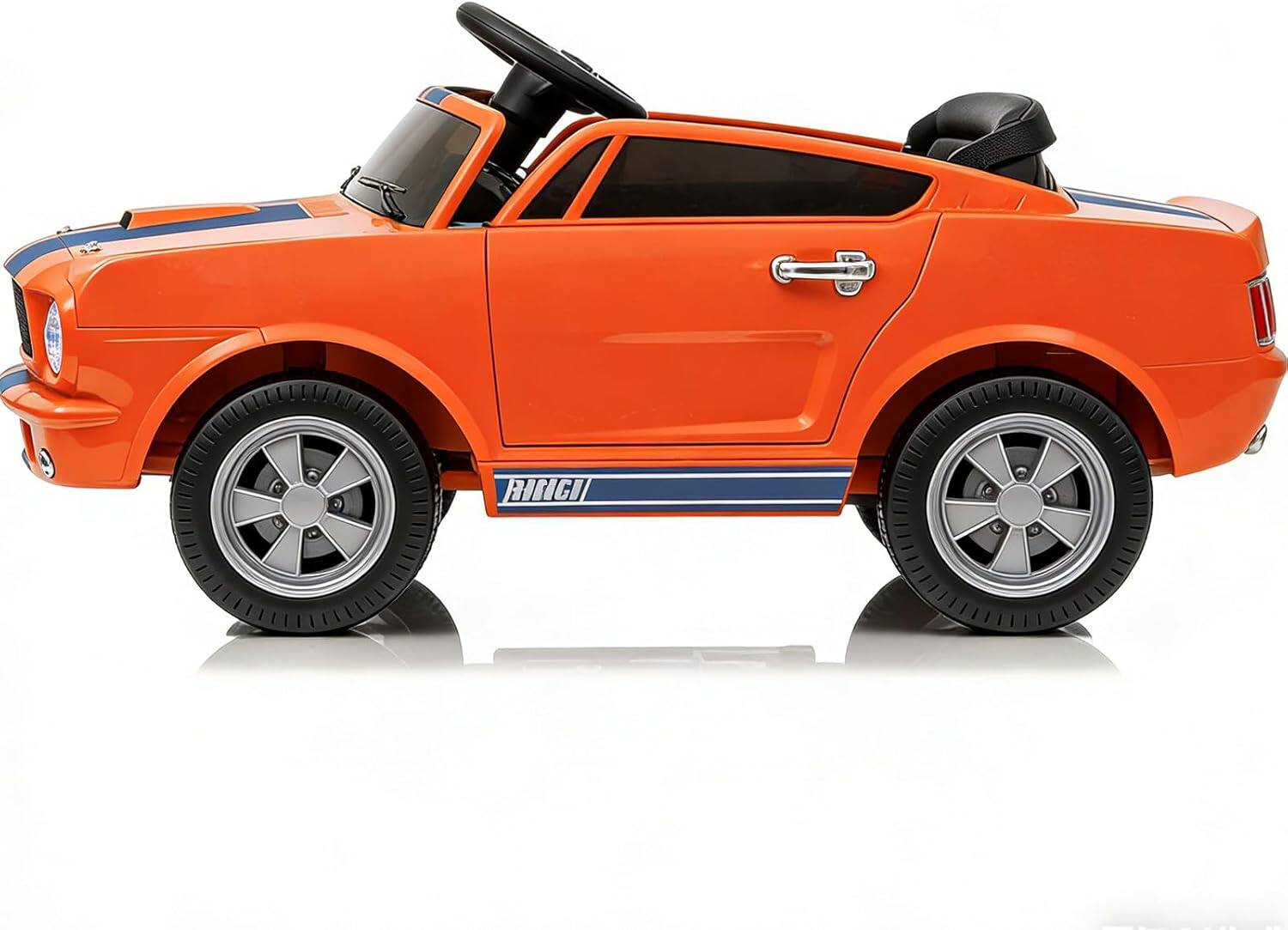 Front. Homhougo - 12V Kids Ride On Car, White Electric Toy Vehicle, Remote Control.