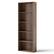 Alt View 15. Costway - 5-Shelf Storage Bookcase Stand Modern Multi-Functional Display Cabinet Walnut - Walnut.