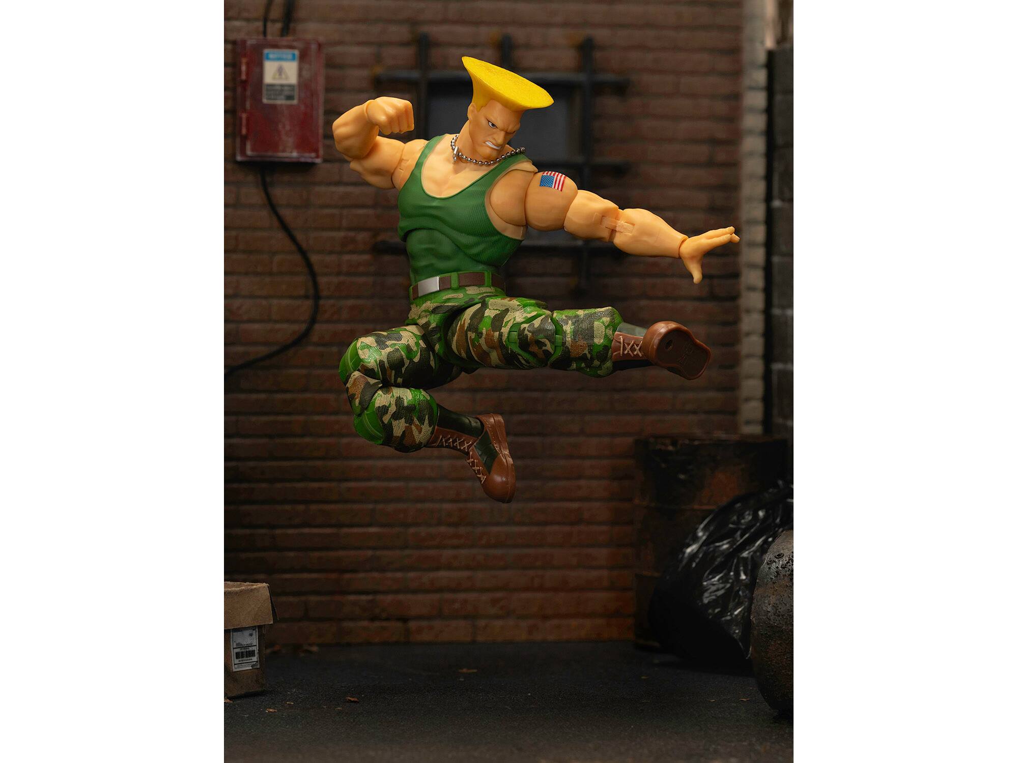 Alt View 5. Jada Toys - Jada Toys - Street Fighter II - Guile Action Figure   - COLLECTIBLES - Multicolor.