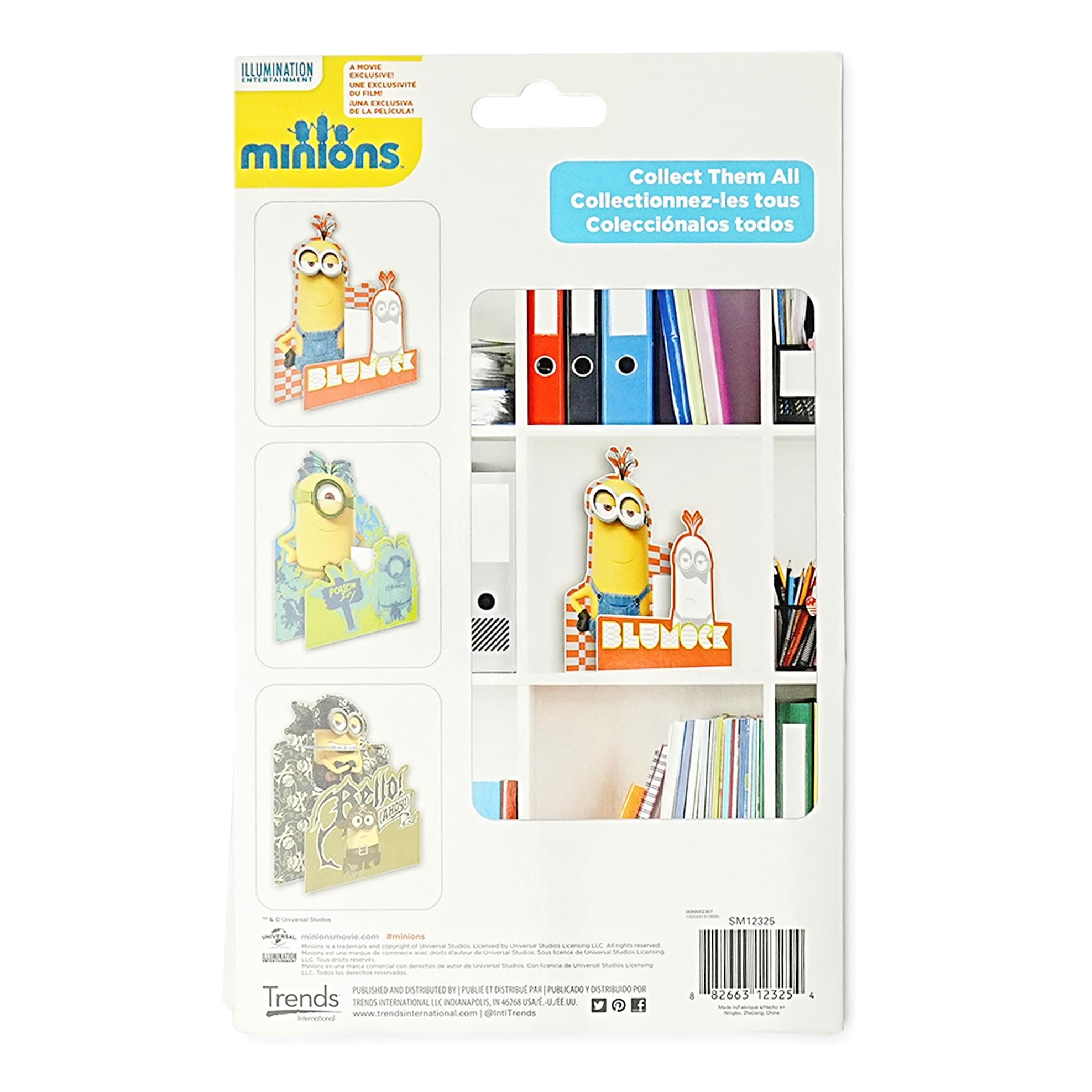 ILLUMINATION  
A MOVIE EXCLUSIVITE DE L'EXCLUSIVITE DU FILM DE LA PELICULA!  
minions  
Collect Them All  
Collectionnez-les tous  
Colectalos todos  

BLUMOCK  

SM12325  

Published and Distributed by:  
Trends International LLC, 404 North 4th Street, Newark, NJ 07105  
www.trendsininternational.com @IntiTrends  

© 2015 Universal Studios. Minionsmovie.com #minions  
© 2015 Universal Studios. Licensed by Universal Studios. All Rights Reserved.  
© 2015 Illumination Entertainment. All Rights Reserved.  
© 2015 Trends International LLC. All Rights Reserved.  
PUBLISHED AND DISTRIBUTED BY TREND INTERNATIONAL LLC, 404 NORTH 4TH STREET, NEWARK, NJ 07105  
PUBLIKADO Y DISTRIBUIDO POR TREND INTERNATIONAL LLC, 404 NORTH 4TH STREET, NEWARK, NJ 07105  
PUBLIKACJA I DISTRIBUCJA PRZEZ TREND INTERNATIONAL LLC,