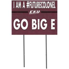 Jardine - Eastern Kentucky Colonels 18" x 24" Yard Sign - Maroon