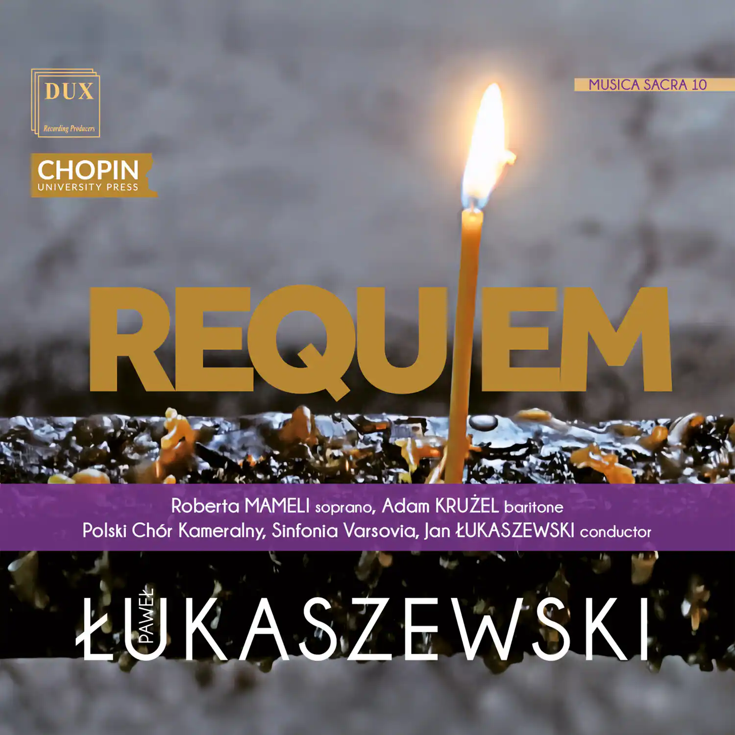 Miklos Spanyi - Lukaszewski: Musica Sacra 10, Requiem   - COMPACT DISCS [CD]