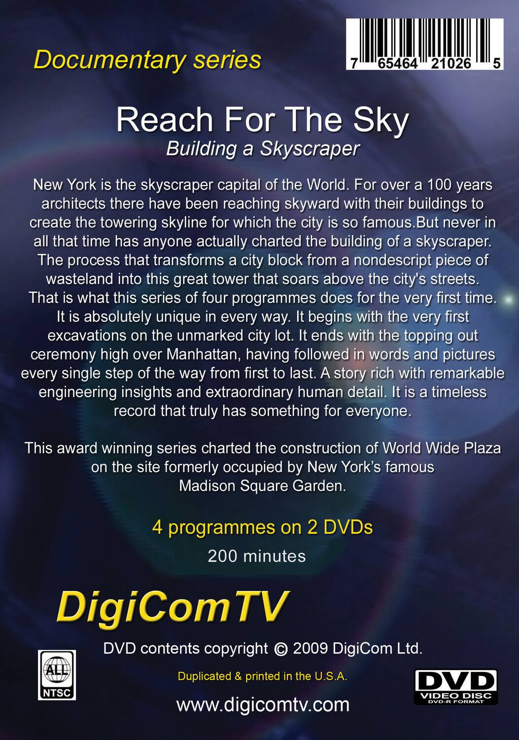 Alt View 1. Reach for the Sky, Building a Skyscraper   - DVD.