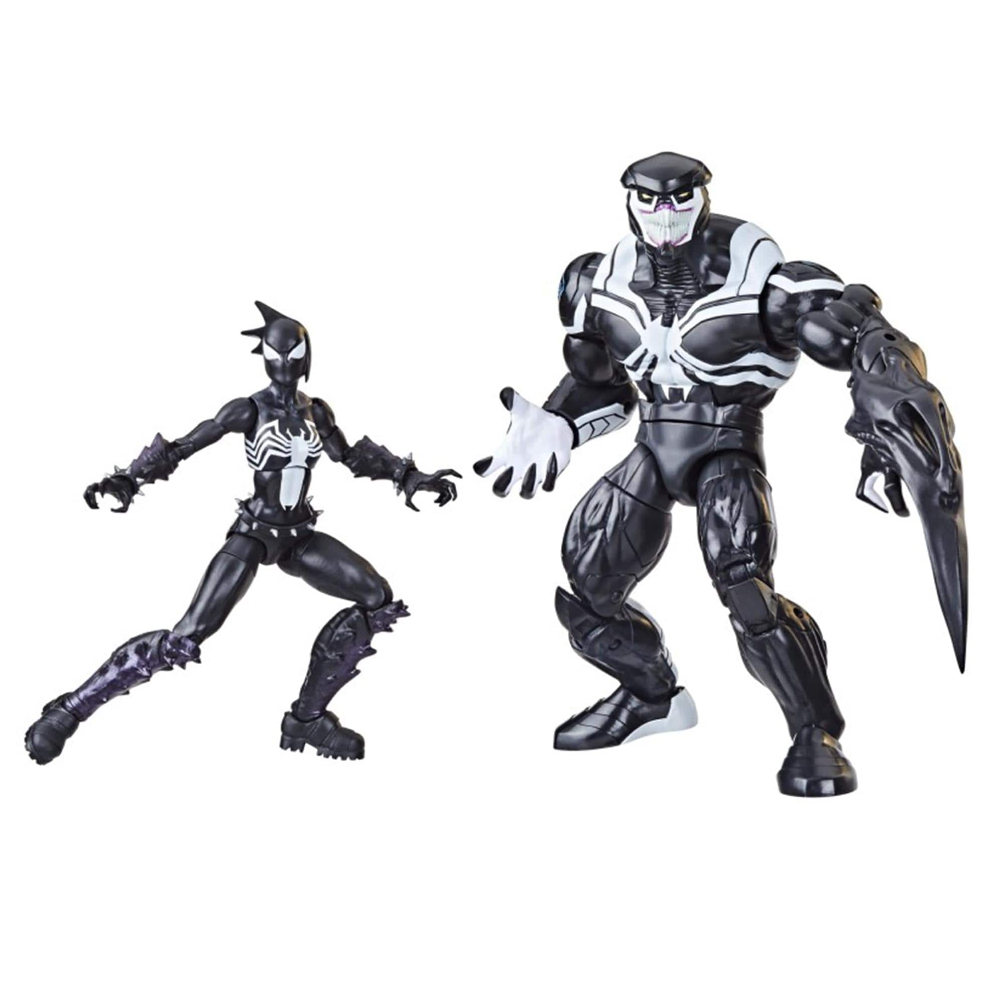 Hasbro - Marvel Legends 6 Inch Action Figures | Venom Space Knight & Mania - Black/White