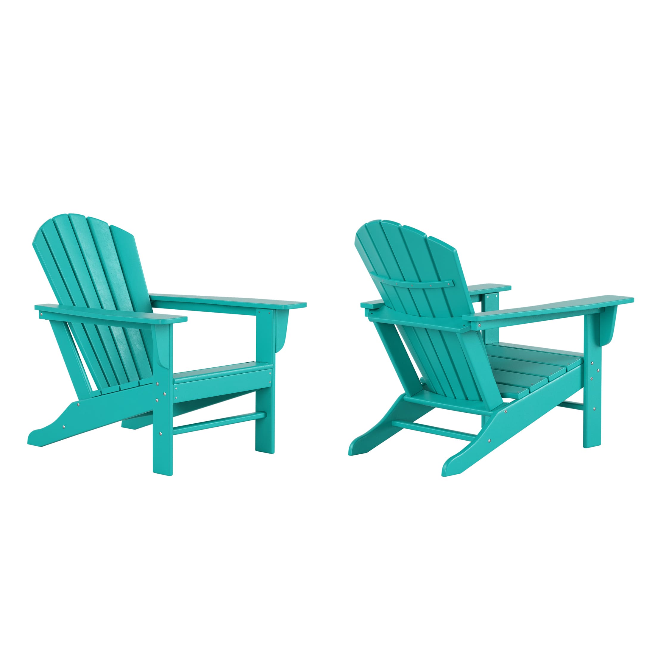 WestinTrends - Dylan Outdoor Adirondack Chair (Set of 2) - Turquoise price history on PriceWatchPro