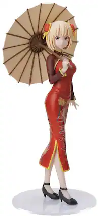 Front. SEGA - Sega - Lycoris Recoil - Luminasta - Chisato Nishikigi China Style Statue - Collectibles - Multicolor.