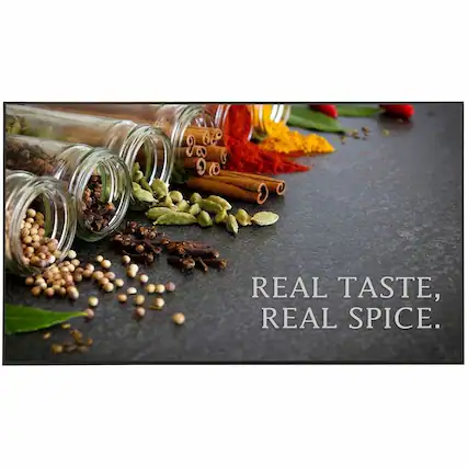 REAL TASTE, REAL SPICE.