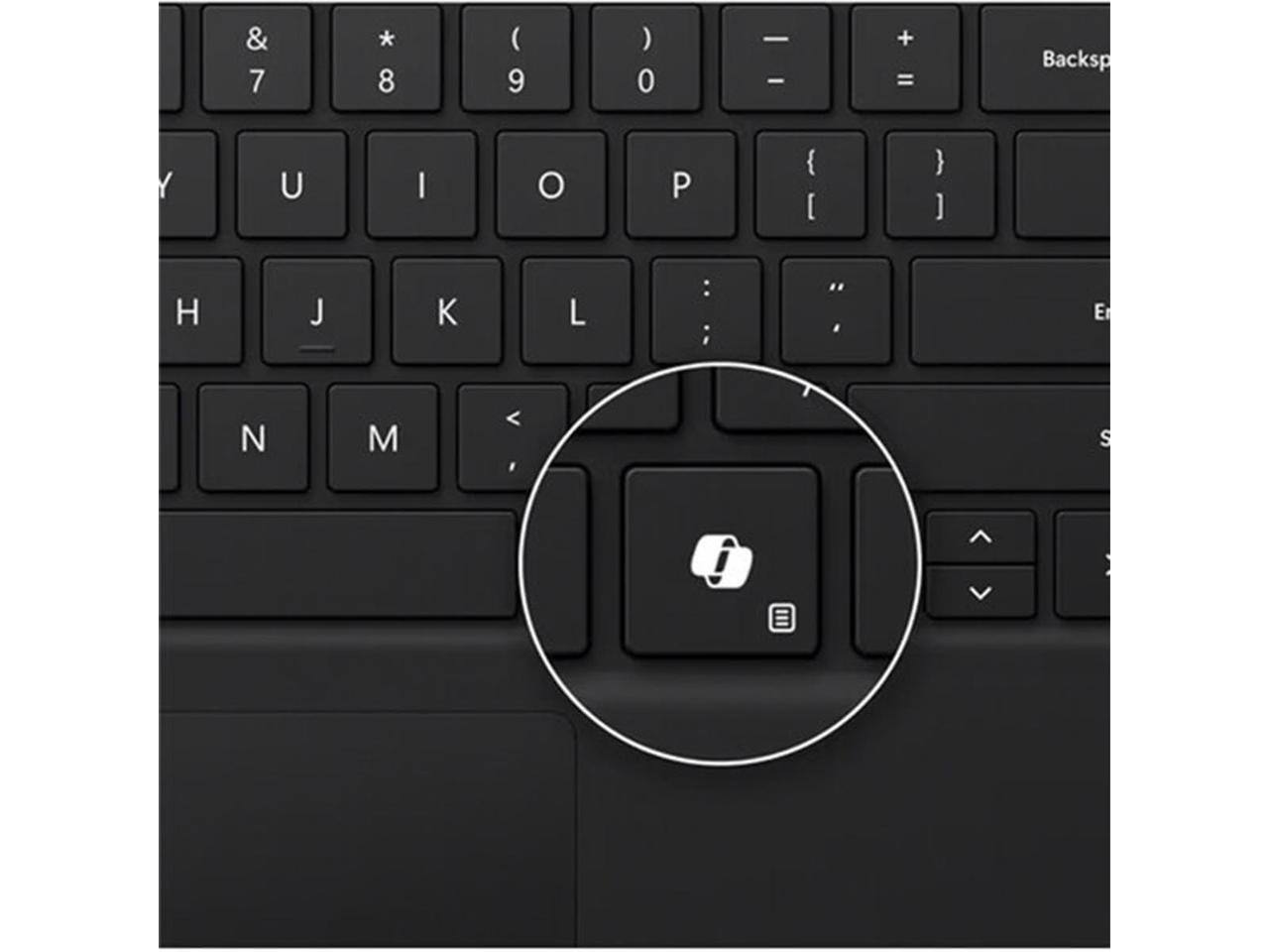 Alt View 10. Microsoft - Microsoft Srfc Pro KB CM SC English Black US/Canada Commercial 1 License - EP2-00395 - Black.