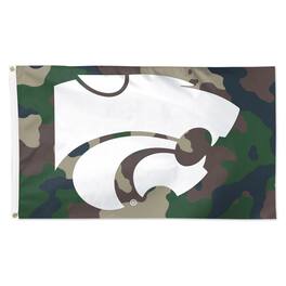 WinCraft - Kansas State Wildcats 3' x 5' Single-Sided Deluxe Camo Flag - Camouflage
