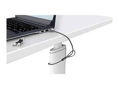 Alt View 1. Kensington - Kensington MicroSaver 2.0 Keyed Laptop Lock Security Cable, Silver (K65020WW) - Silver.