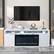 Left. Ihomeadore - 68" White LED 36" Insert Electric Fireplace TV Stand for TVs up to 78" - White.