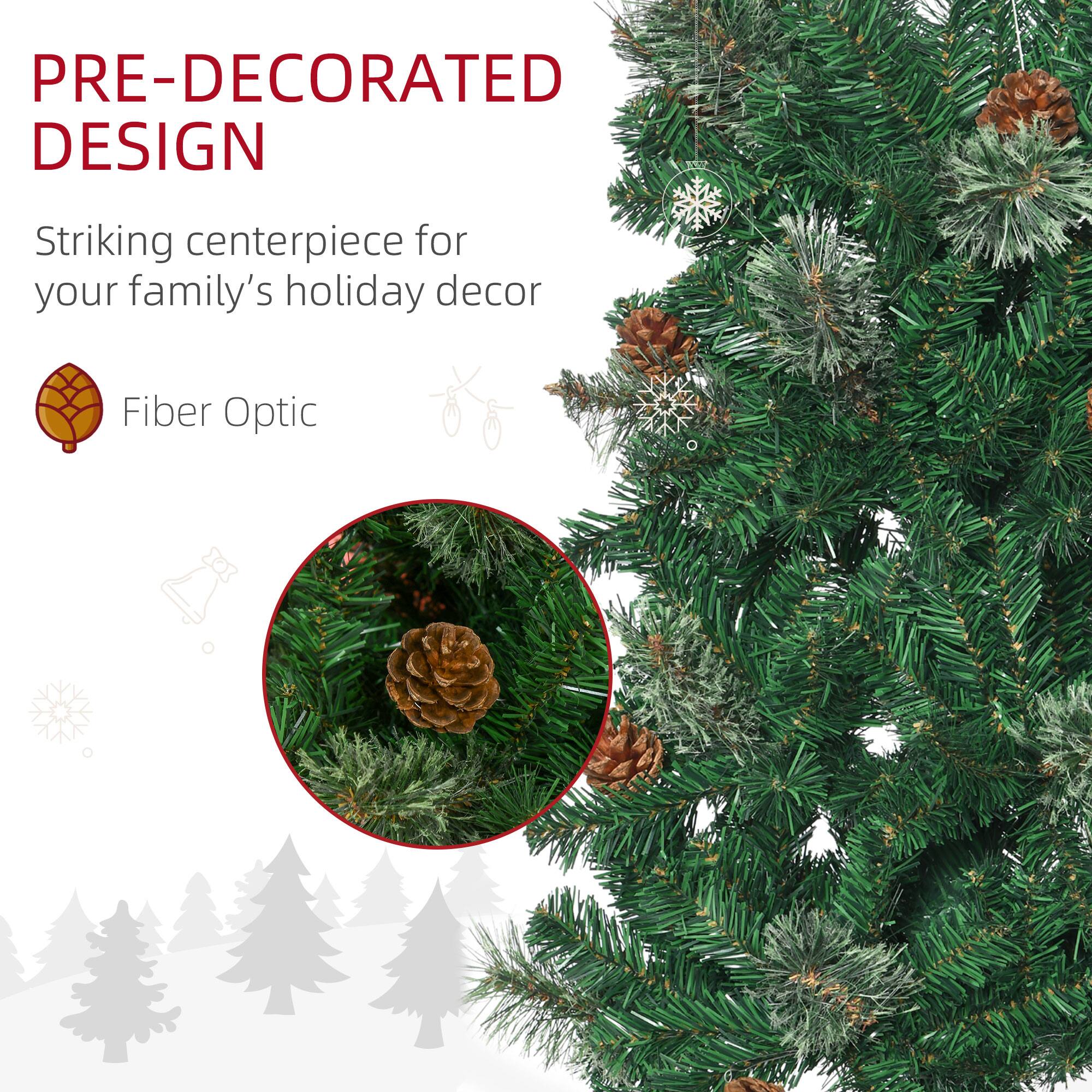 PRE-DECORATED DESIGN

Striking centerpiece for your family's holiday decor

Fiber Optic