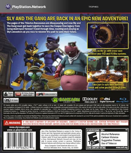 Sly Cooper: Thieves in Time (Vita & PS3) Review - Gaming Nexus