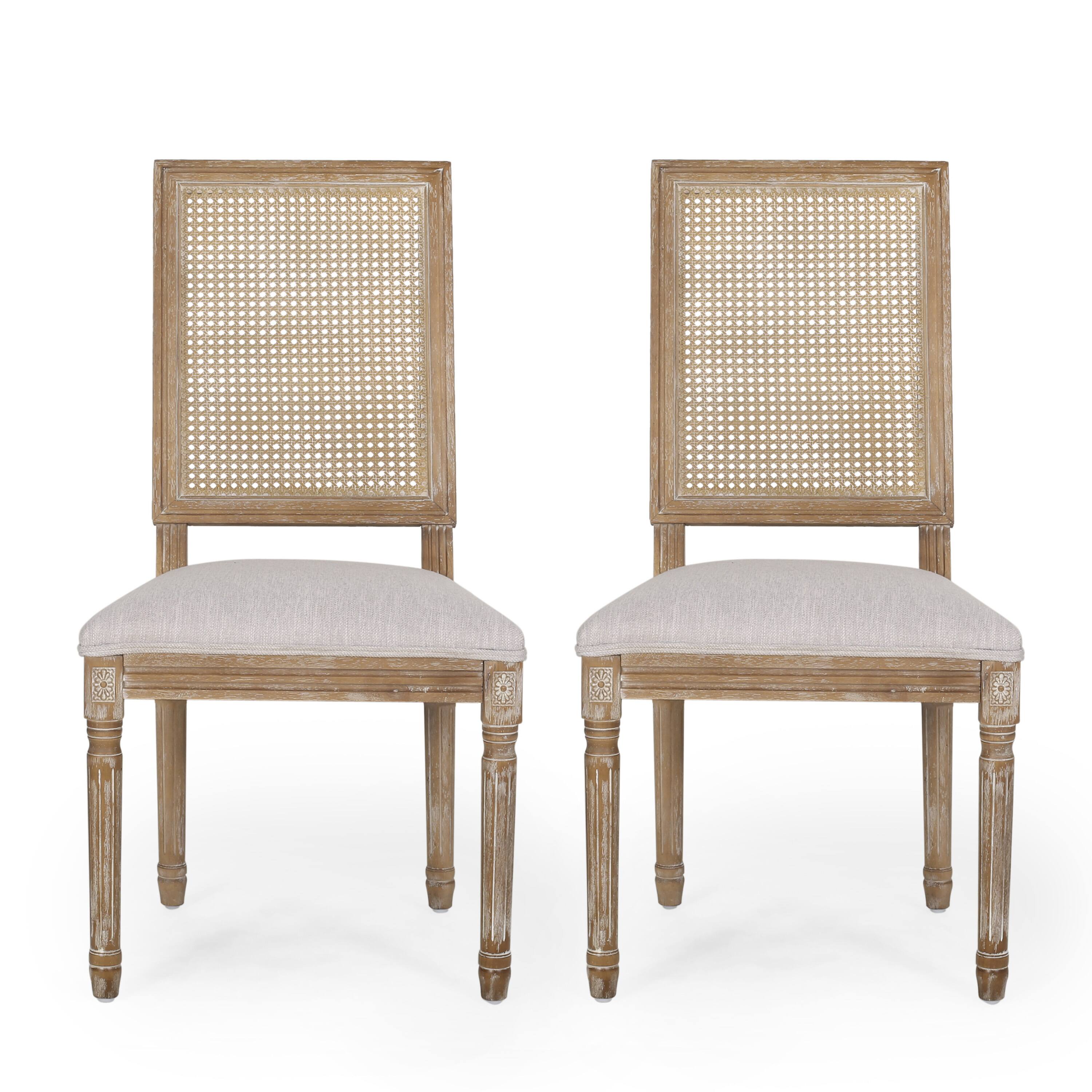 Angle. TinyHomie - DINING CHAIR SET OF 2 PCS - LIGHT GREY.