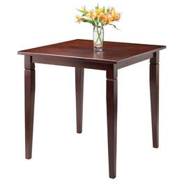 FurniFact - Square Dining Table - Walnut