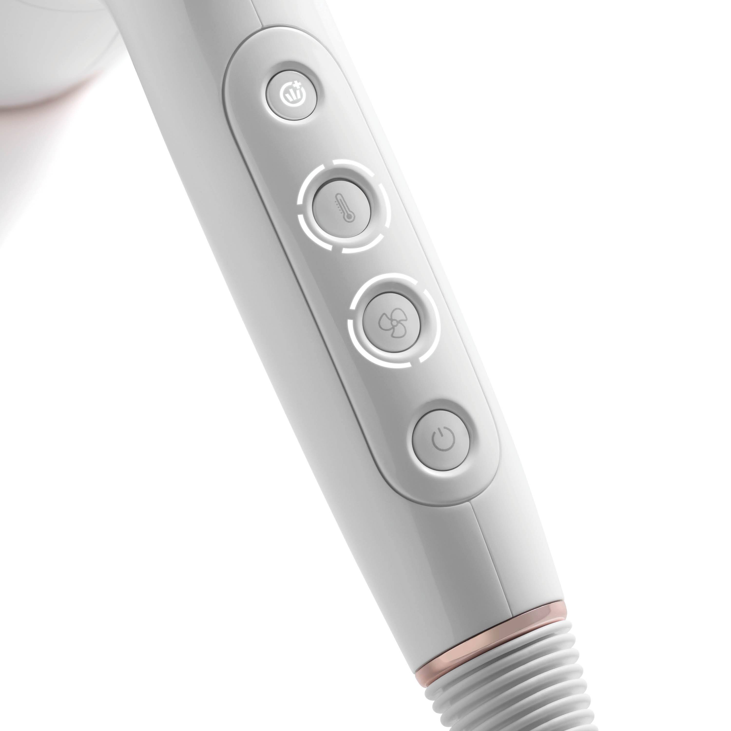 Alt View 10. T3 - T3 AireLuxe Professional Hair Dryer and Brush Set - White.