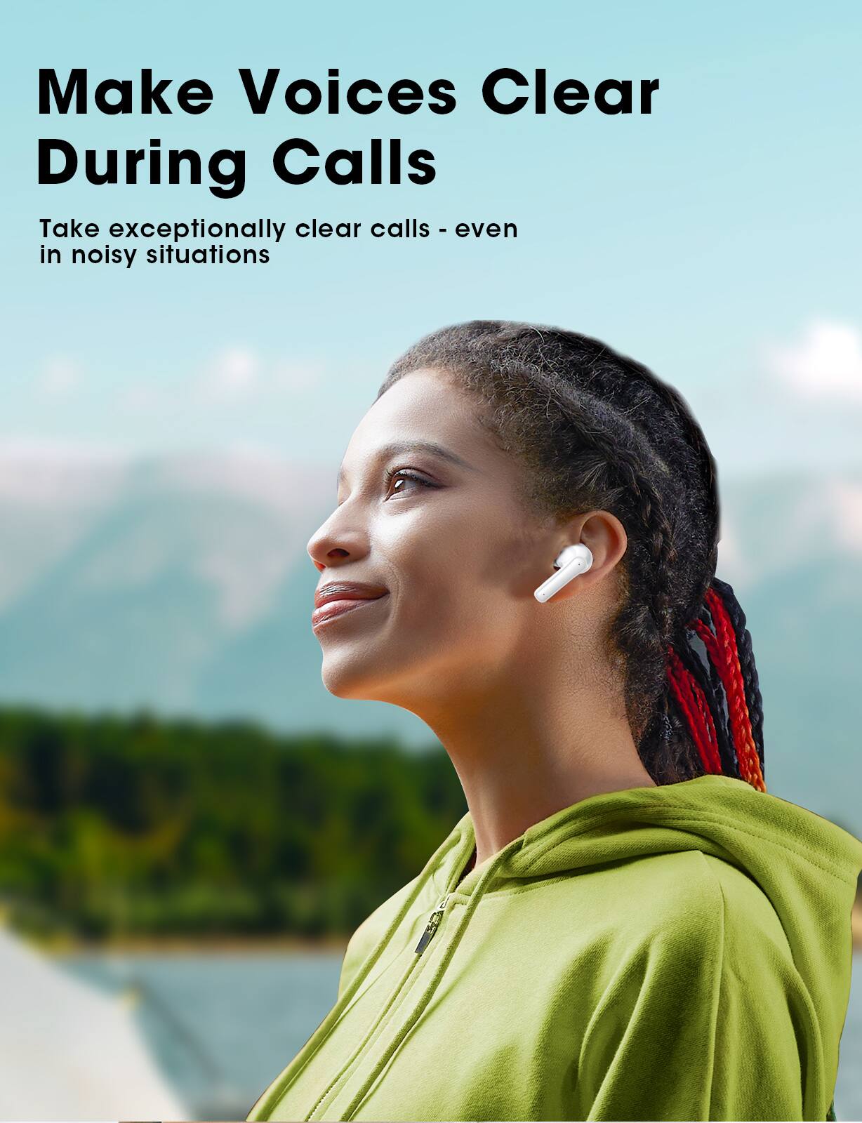 Make Voices Clear During Calls

Take exceptionally clear calls - even in noisy situations