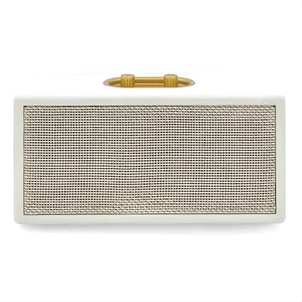 Front. Kitcheniva - Portable Speaker with Bluetooth Cream - Cream.